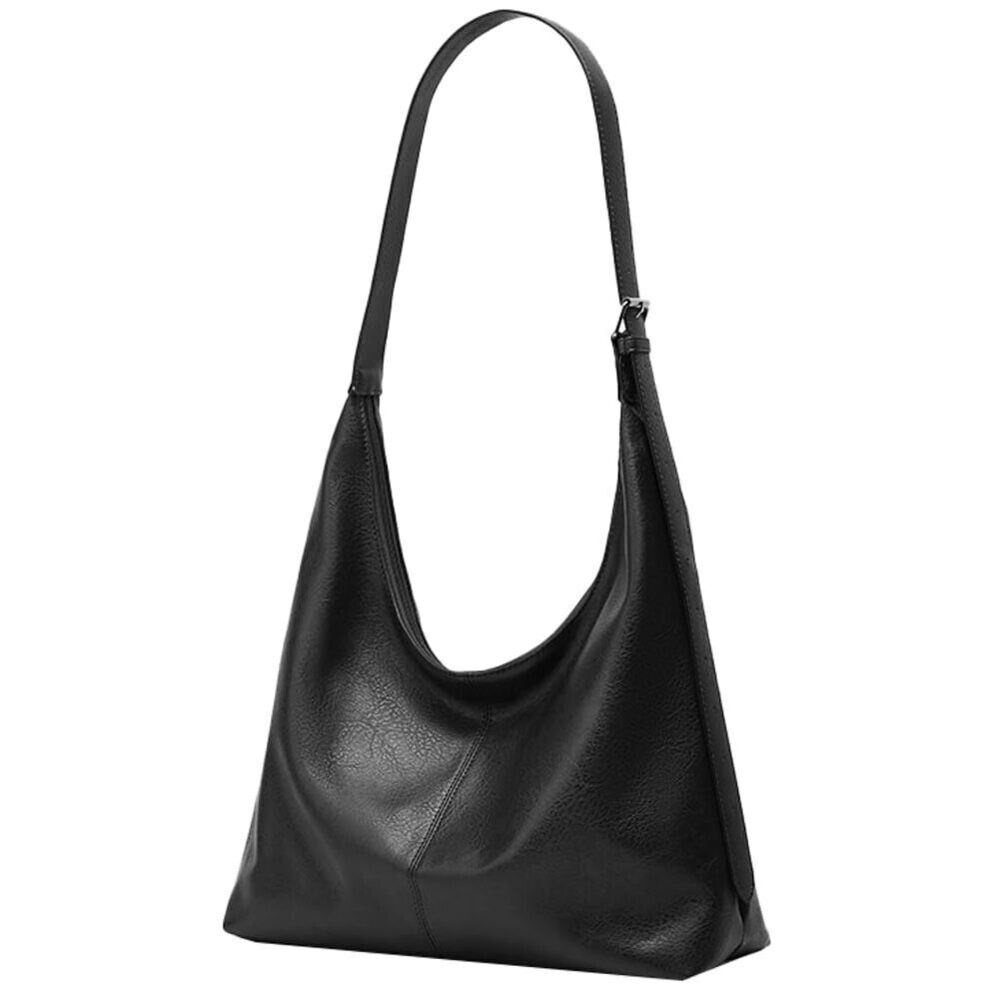 3929 Slouchy Tote Bags Retro Vegan Leather Shoulder Crossbody Bag Faux